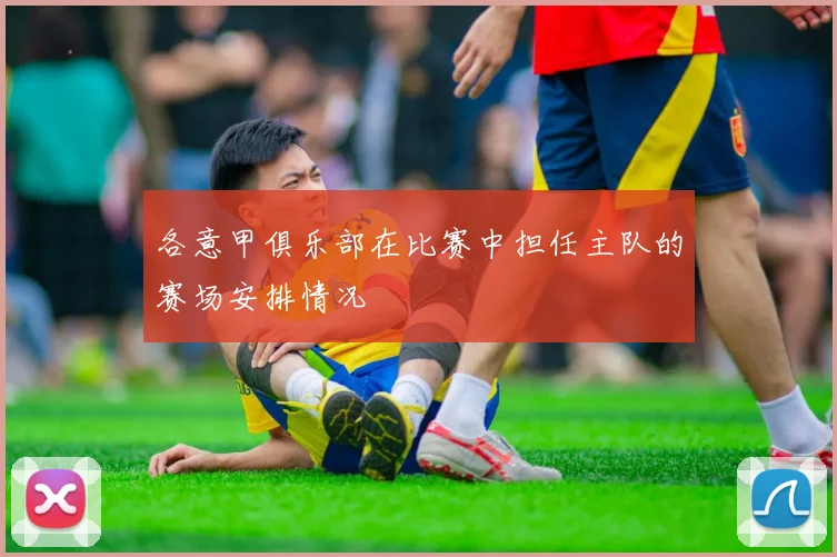 各意甲俱乐部在比赛中担任主队的赛场安排情况